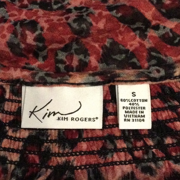 Kim Rogers Rust Blouse - Picture 4 of 4